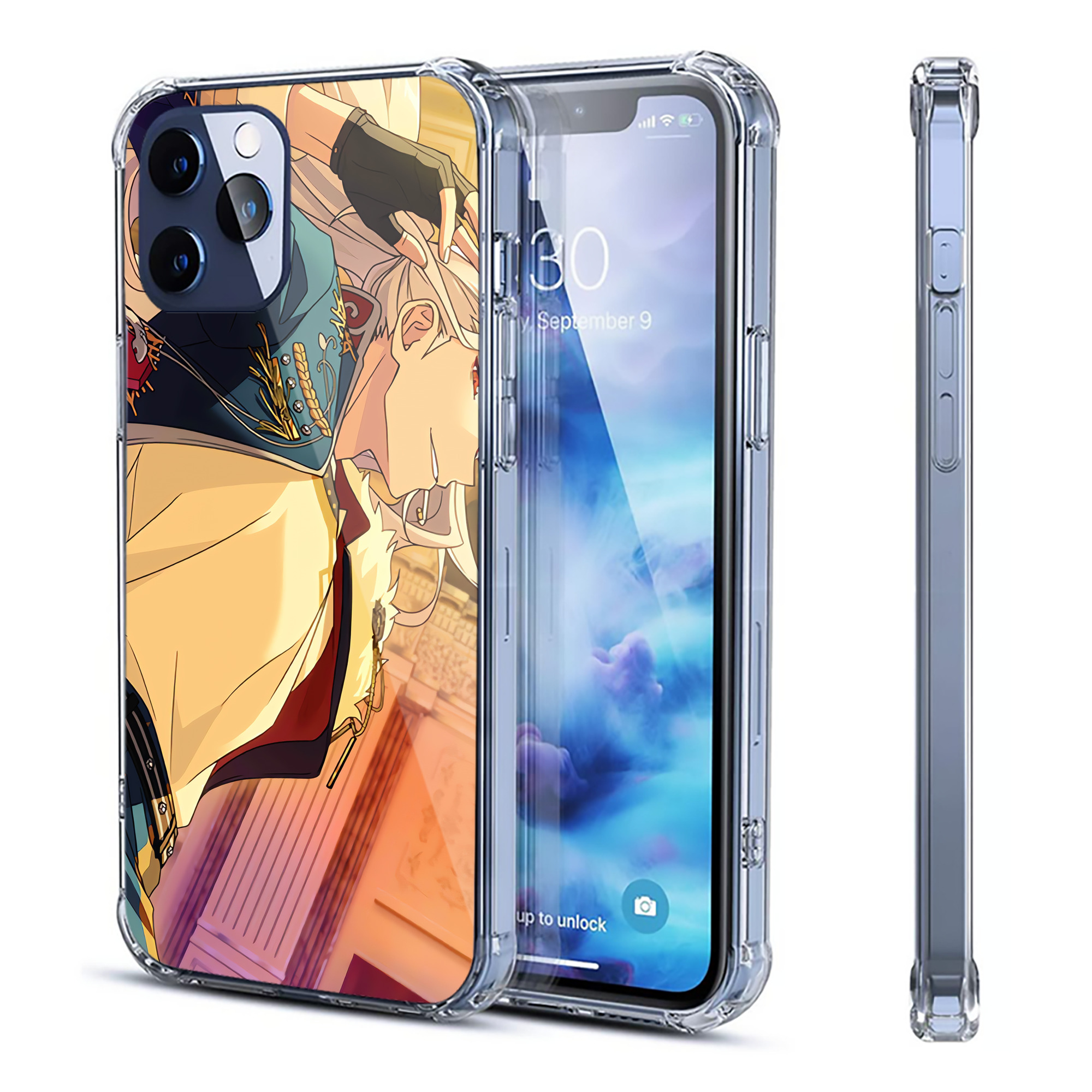 （画像用） あんさんぶるスターズ! Ensemble Stars 【iPhone 12シリーズ対応】透明スマホケース（クリアソフトケース）